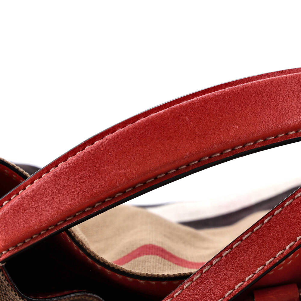 Burberry Ashby Bag House Check Canvas #250855B76B - Picture 6 of 8